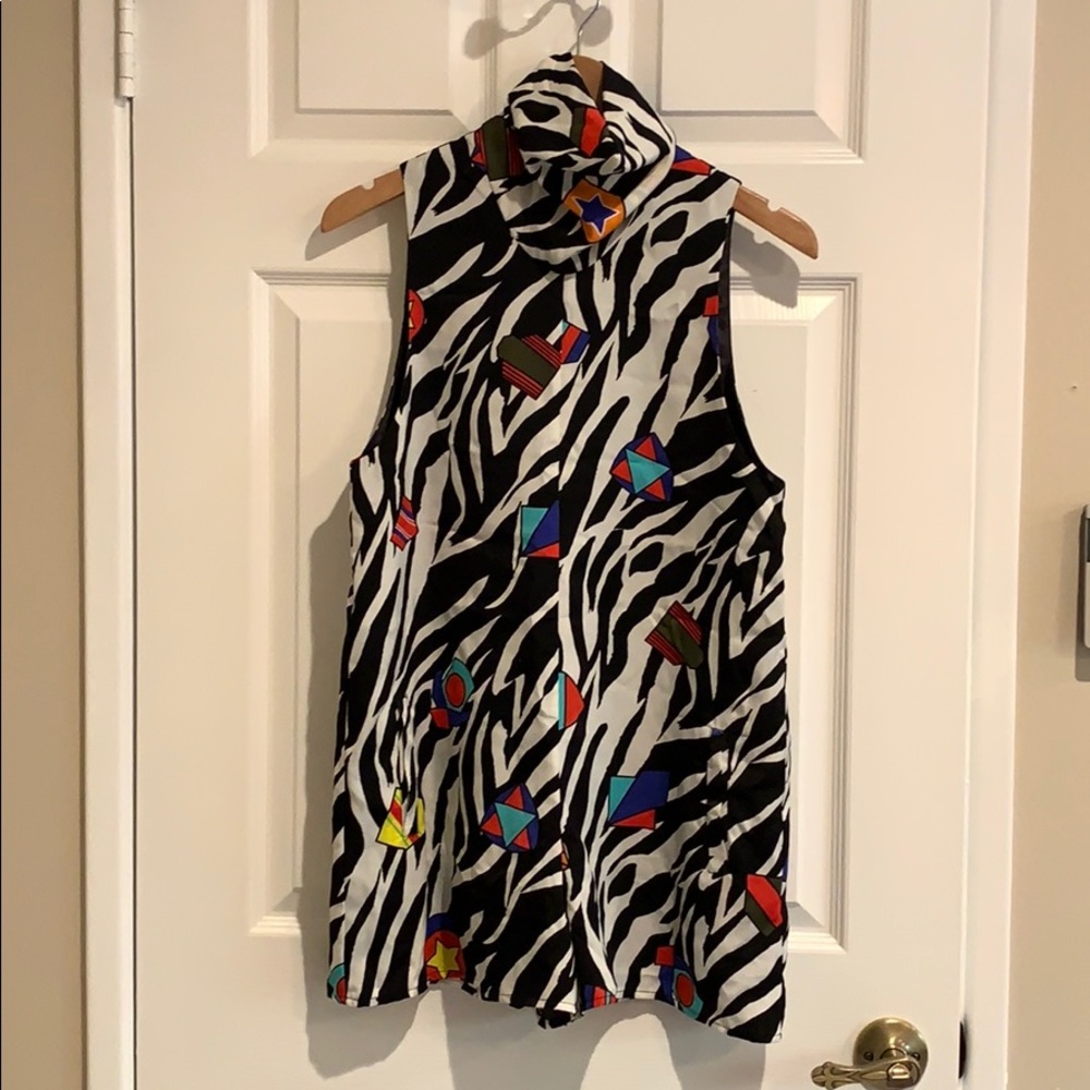 Printed romper